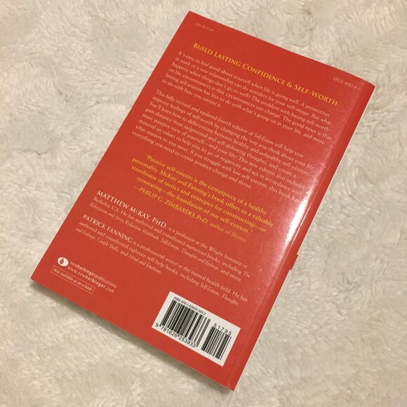 'Self-Esteem Fourth Edition' Softcover By Matthew McKay PhD - Picture 2 of 5